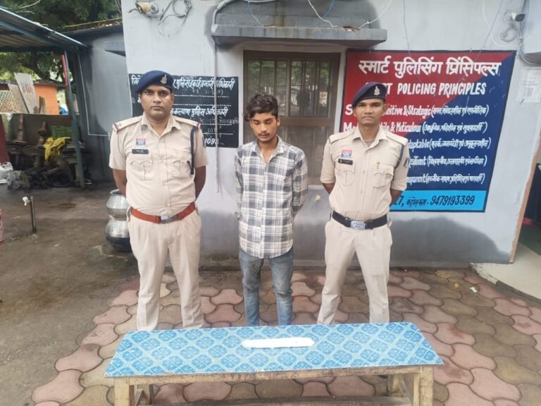तलवार लेकर दहशत फैला रहा युवक गिरफ्तार, पुलिस ने भेजा जेल; 5 दिनों में आर्म्स एक्ट के तहत तीसरी बड़ी कार्रवाई